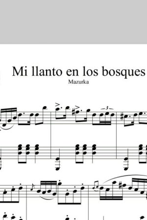 Mi llanto en los bosques - Jose Maria Rodriguez (1847 - 1940)